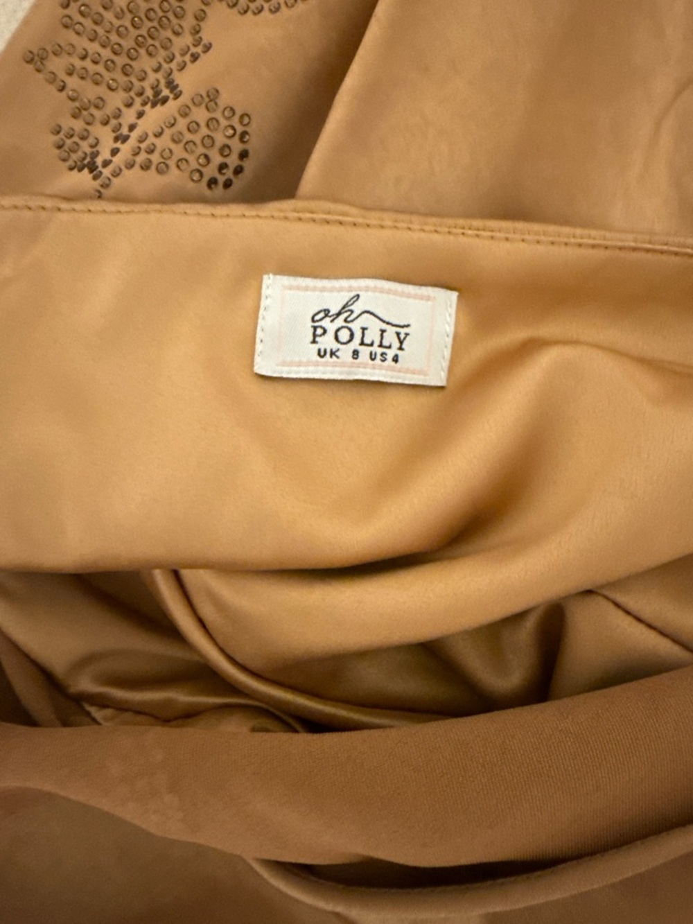 Oh Polly Women's Satin mini dress - Picture 9 of 10